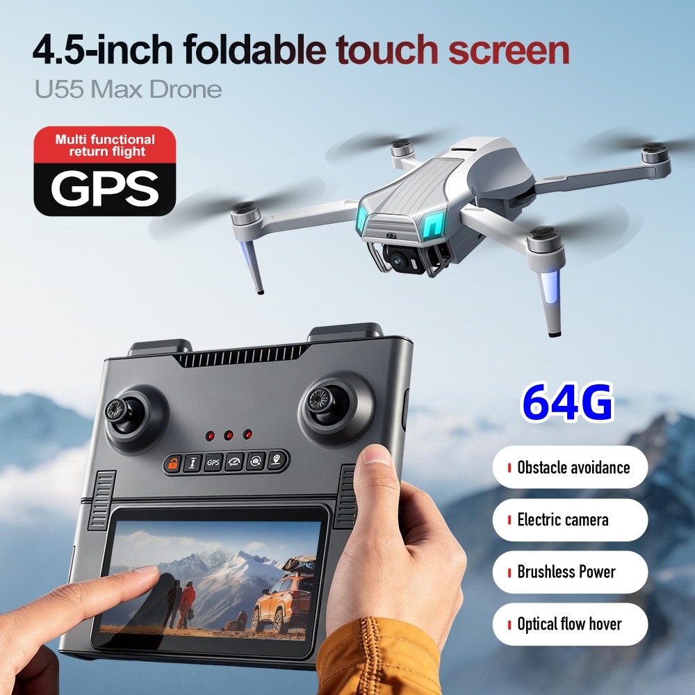 NCZOBOE U55 Drone Professional - Drone Gimbal 2 Axis 评论和价格