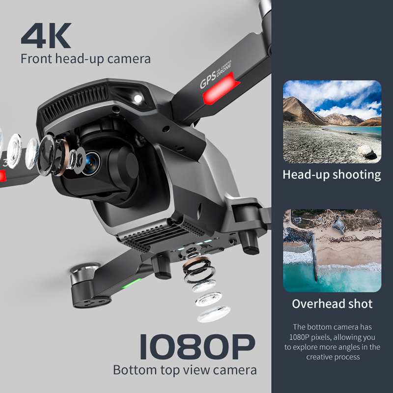 L106 Pro 3 Drone 5G WIFI FPV F - Drone Gimbal 2 Axis 评论和价格